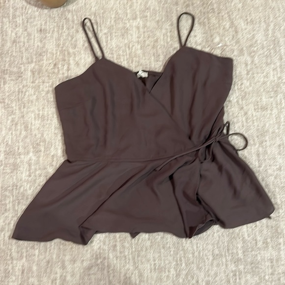 Maurices Tops - Maurices faux wrap chiffon tank.